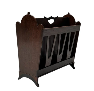 Willem Penaat Art Deco Amsterdam School Magazine Rack for Metz & Co., 1920s